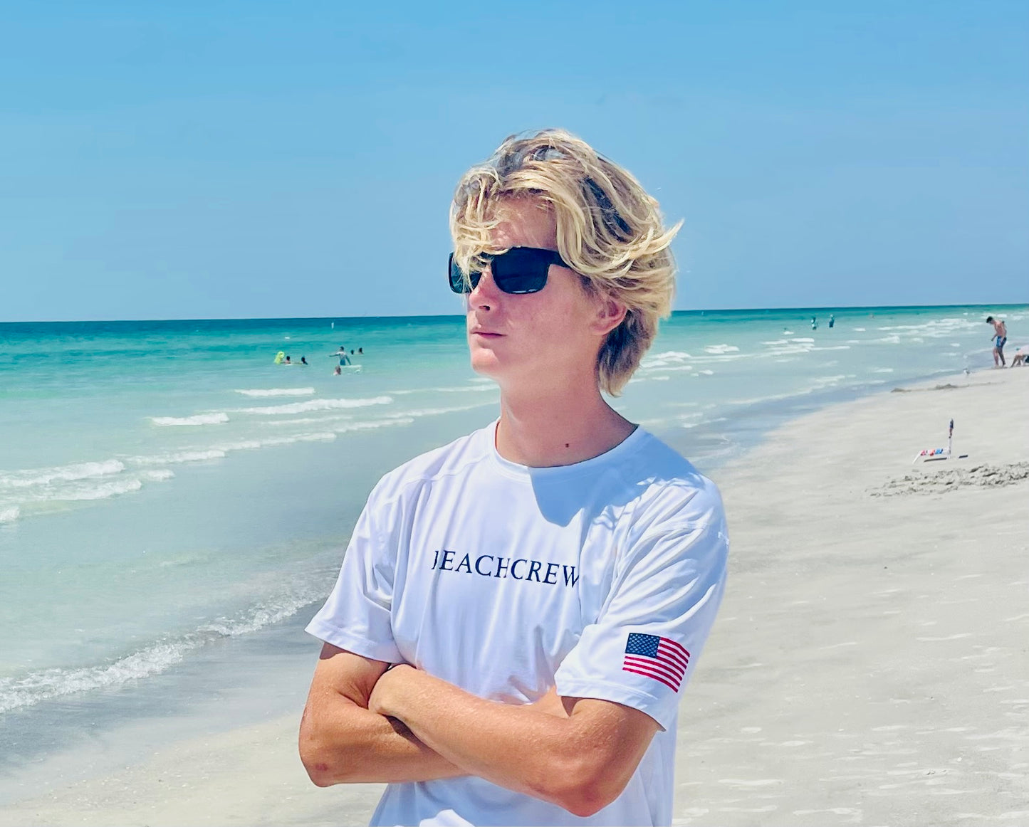 Mens T Shirt Premium SPF 50 BQSS Sun Shirt