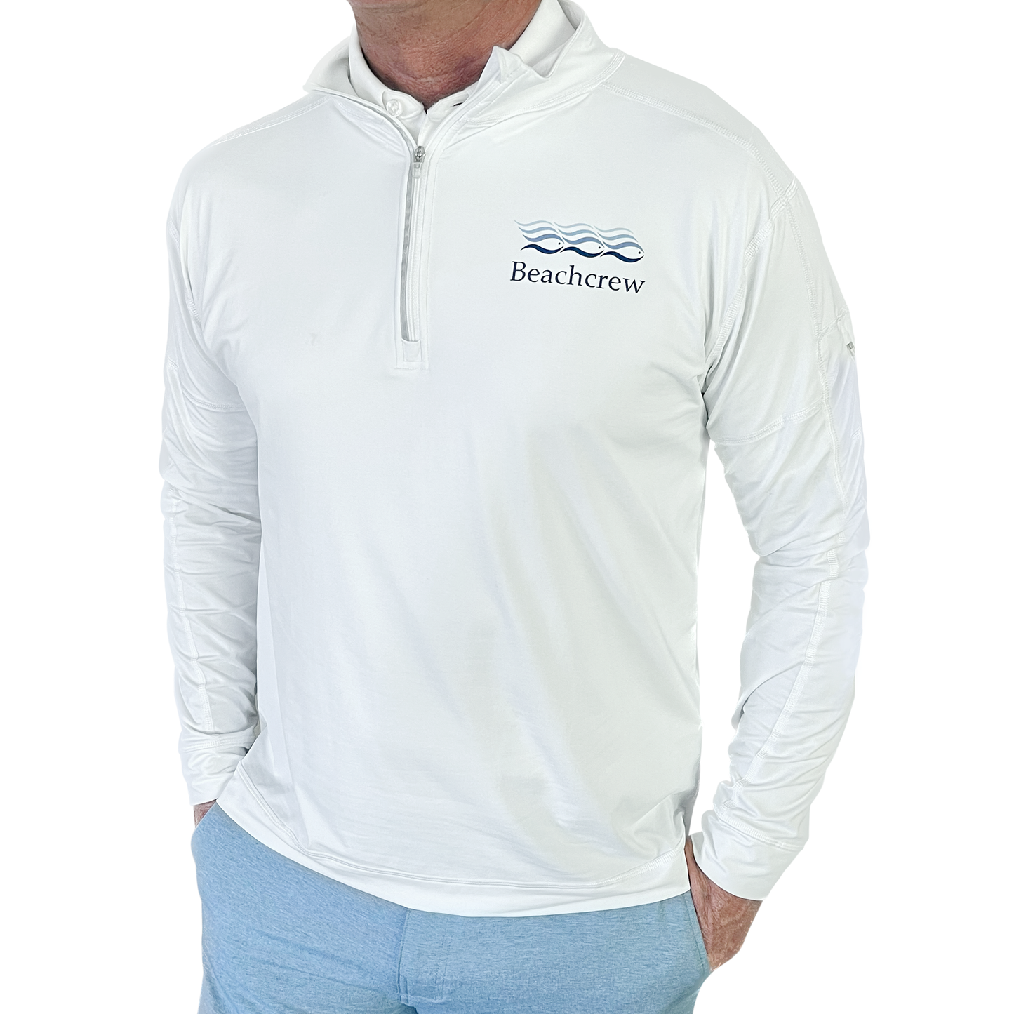 Premium Mock Zip 3/4 Zip Pullover